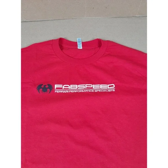 Fabspeed Motorsport T-Shirt - Employee Graphic Tee RARE Sz L FERRARI - Picture 2 of 12